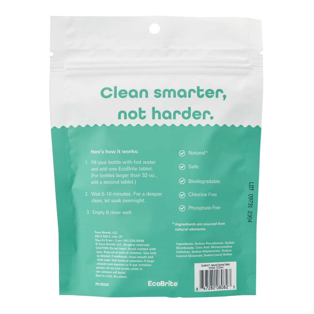 Bottle Cleaning Tablets EcoBrite